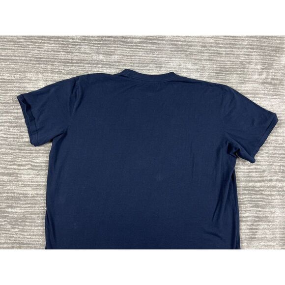 Champion Shirt Mens‎ XXL 2XL Blue Authentic Embroidered Logo Crew Neck Tee - Picture 7 of 9